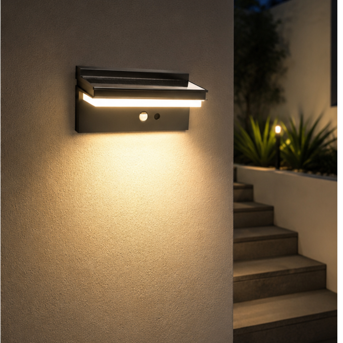 “Designer” Wall Light w/ PIR (Warm White)