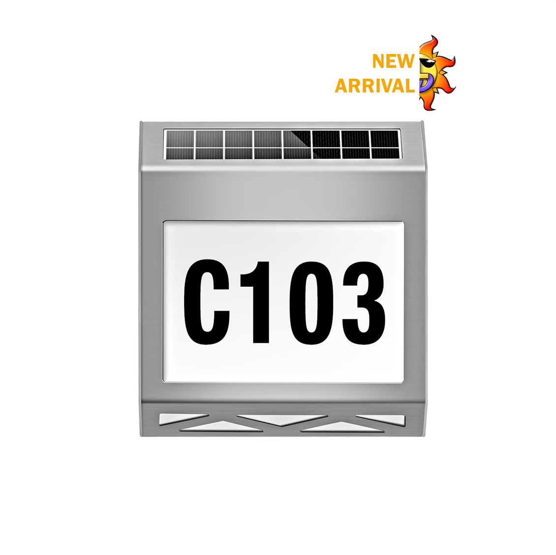 Modern House Number Stainless Steel (CW)
