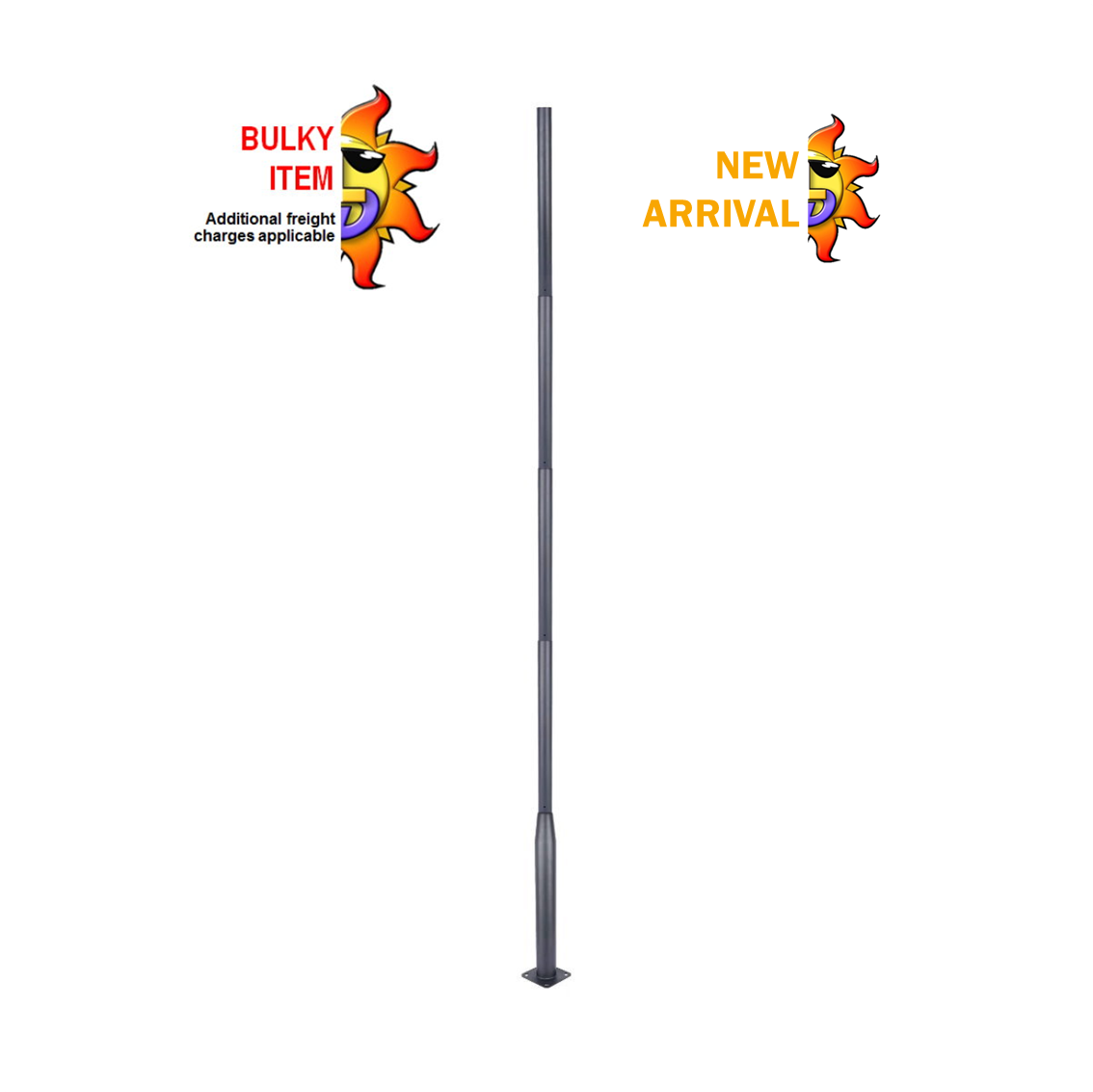 Sectional Steel Pole - 5m