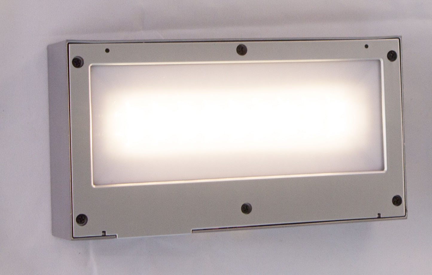 Contemporary Up/Down Wall Light - Stainless Steele
