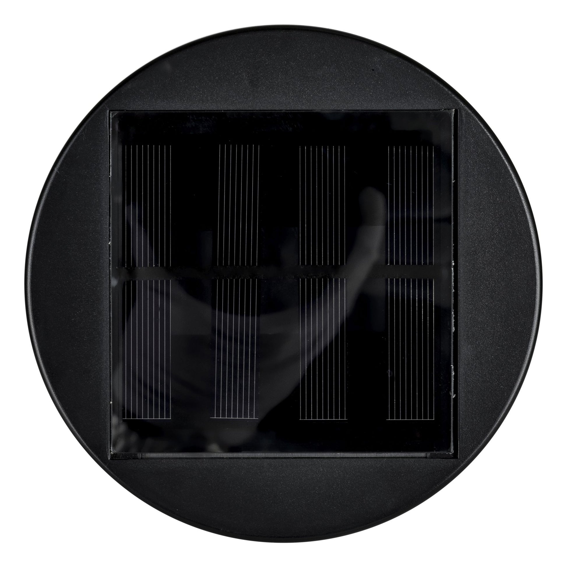 Solar panel for black polycarbonate bollard lights