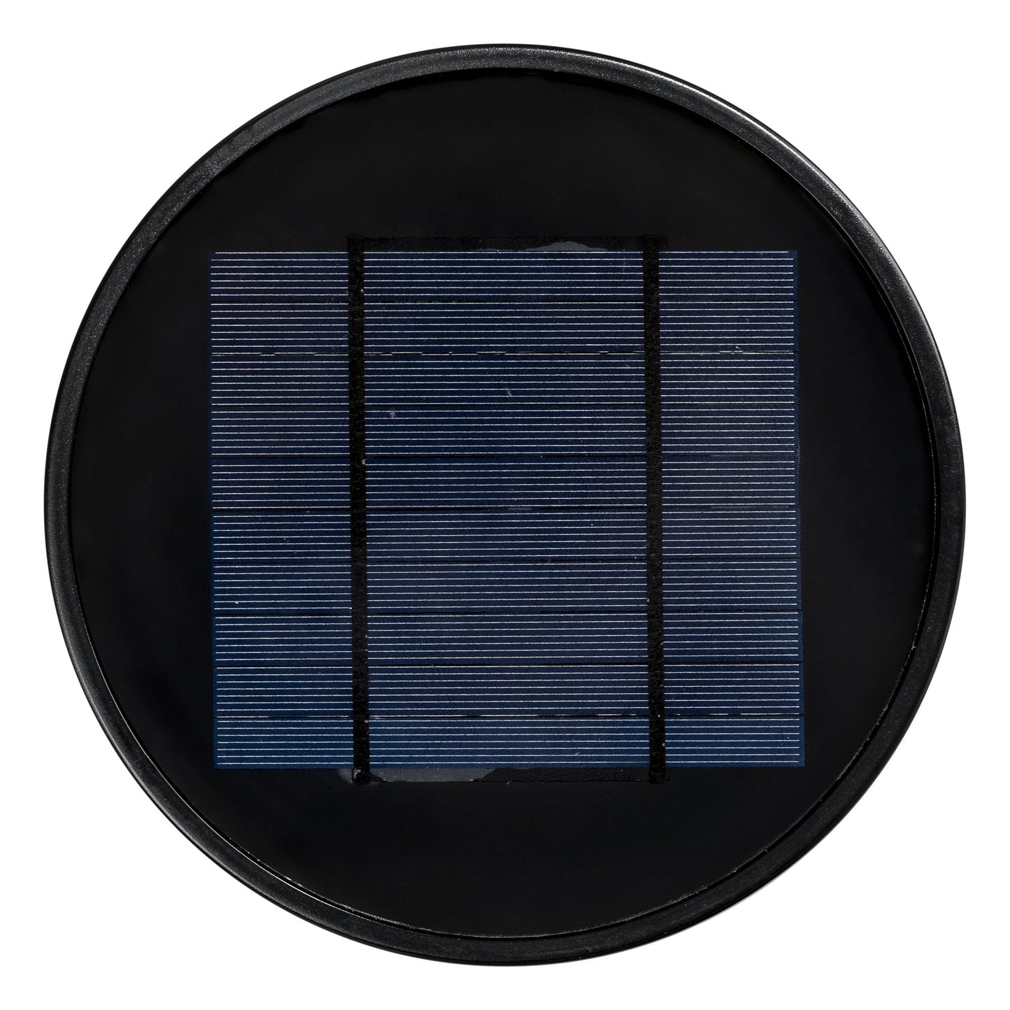 Solar panel for black polycarbonate bollard light (round)
