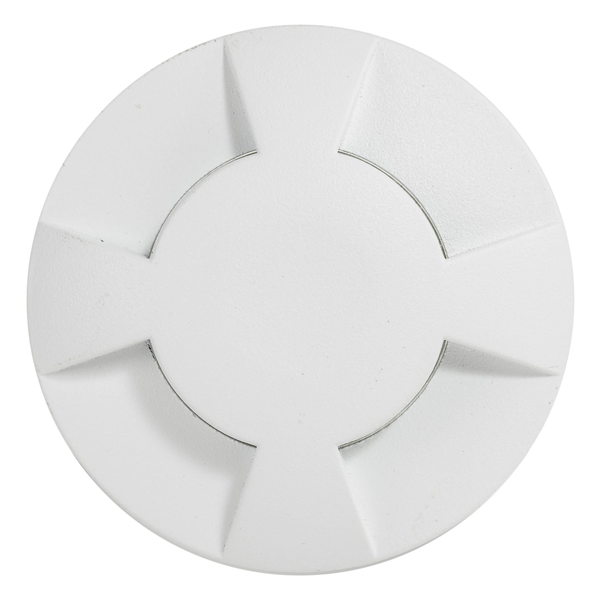 Top view of individual in-ground light for solar in-ground light kit