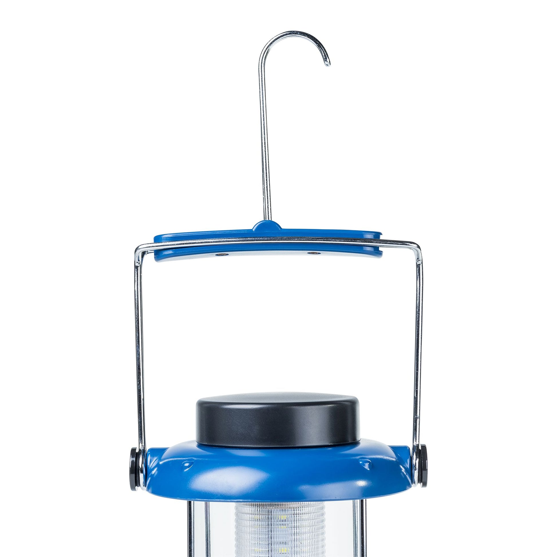 Handle with hook for solar portable camping lantern