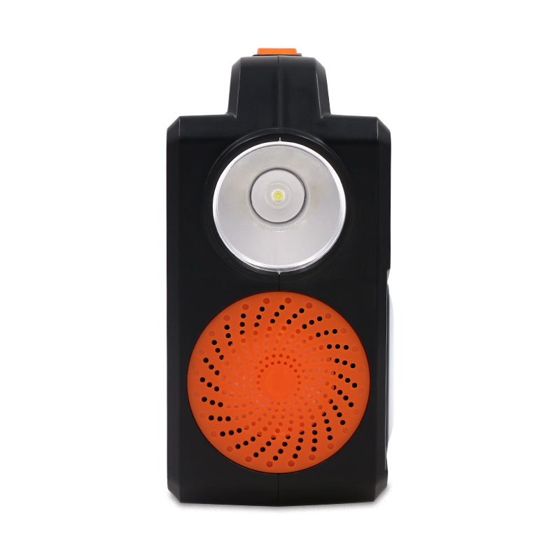 Portable solar light front