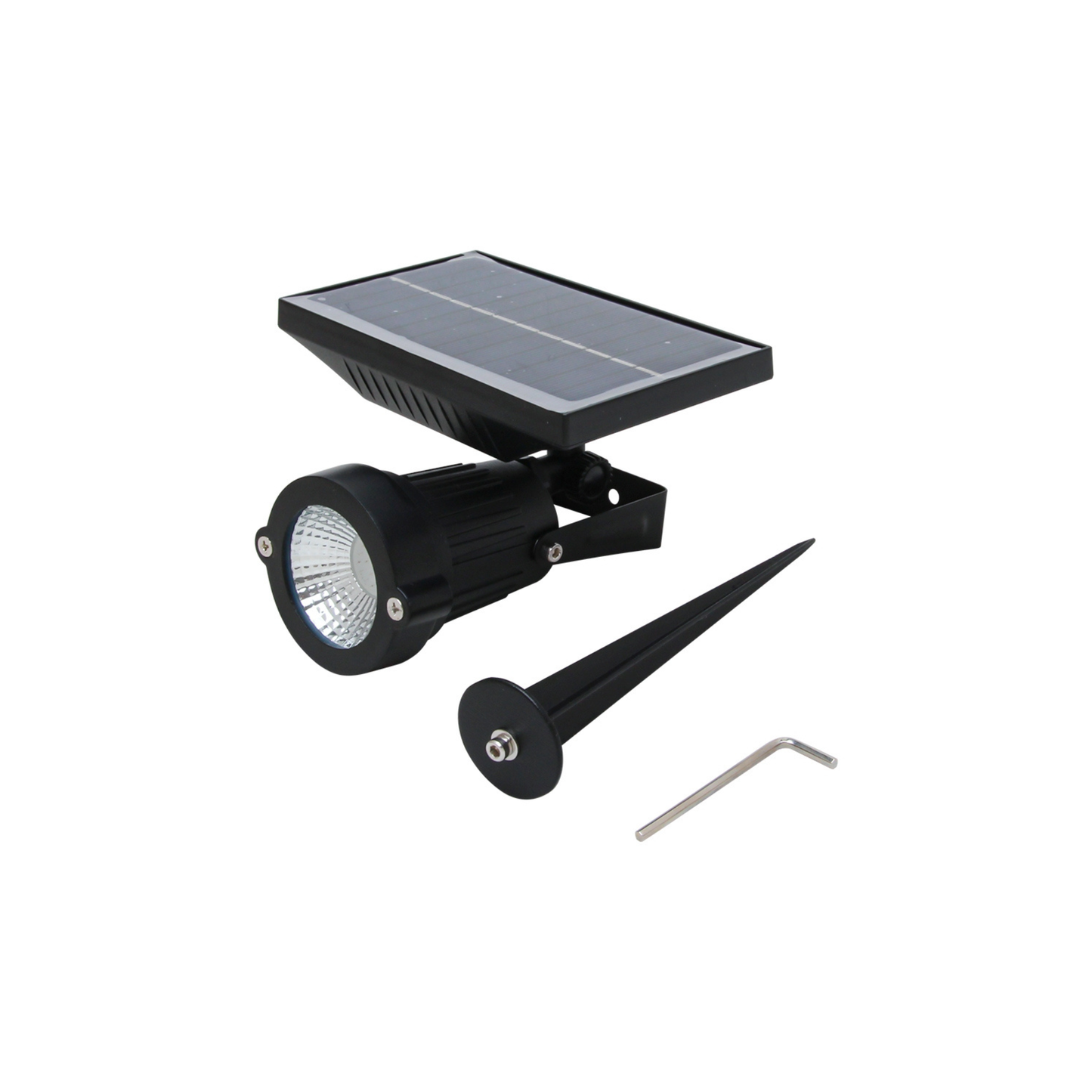 "King" Garden Spot Light w/ Solar Panel (RGB)