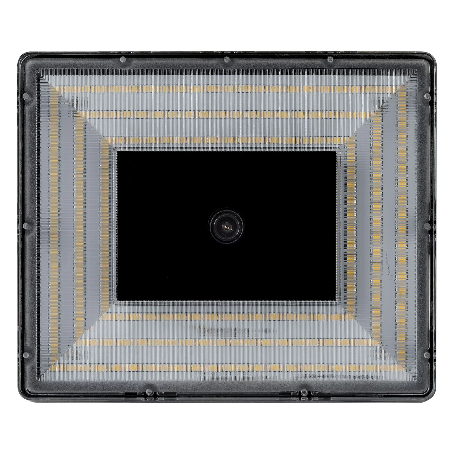 Solar flood light with an integrated security camera