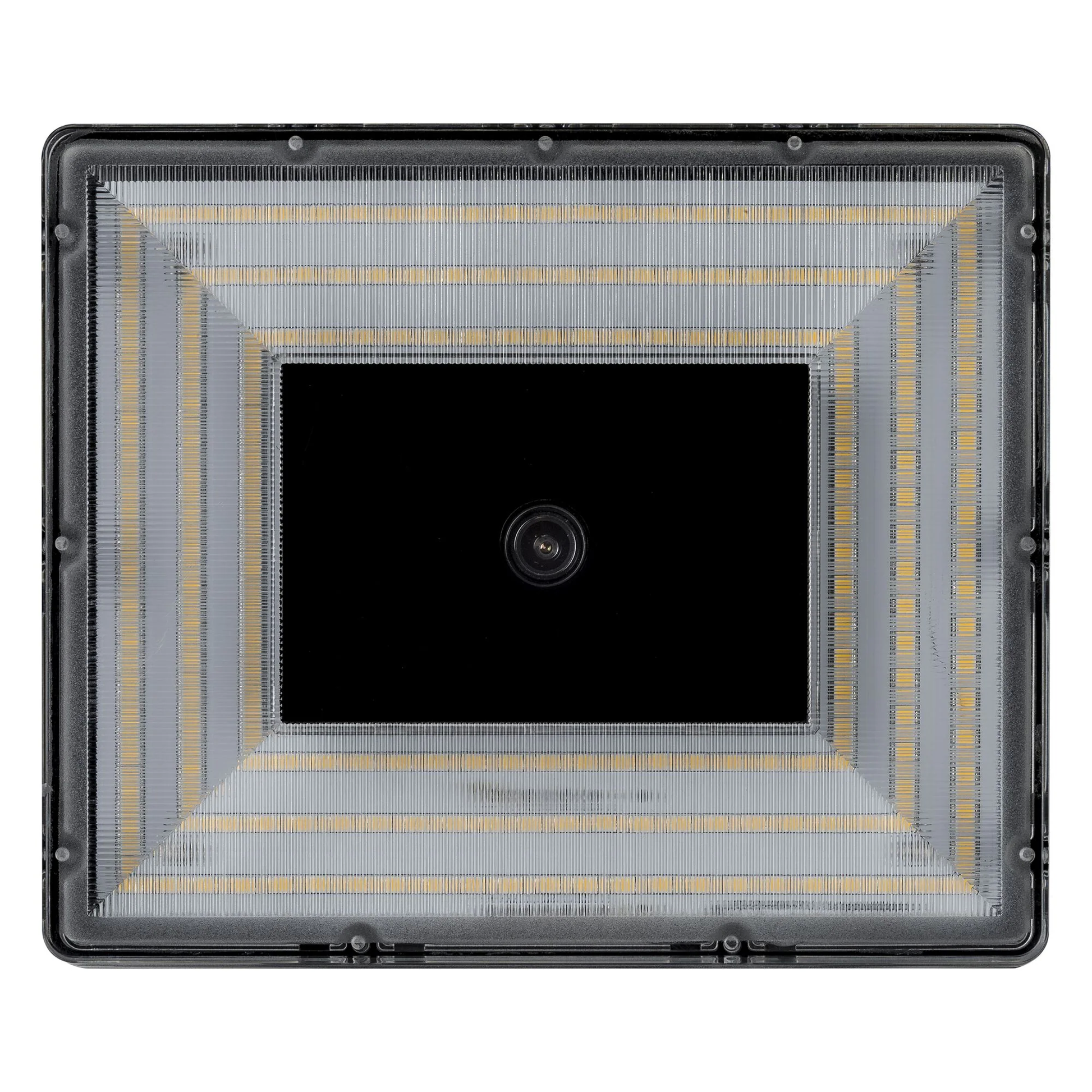 Solar flood light with an integrated security camera