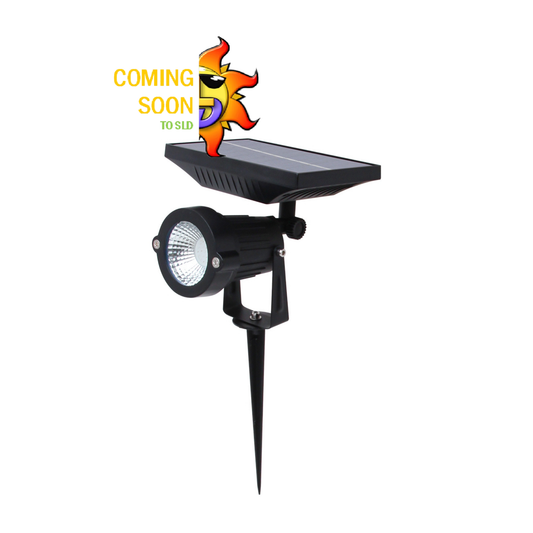 "King" Garden Spot Light w/ Solar Panel (WW)