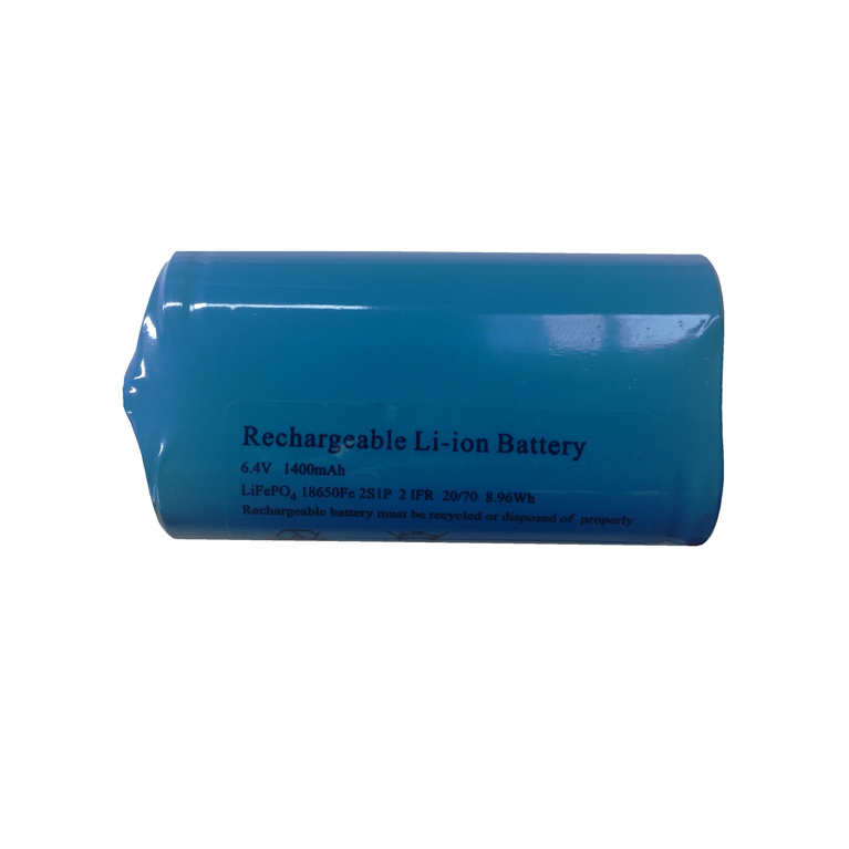 6.4V 1400mAh Lithium rechargable battery