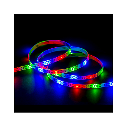 Solar LED strip light in RGB