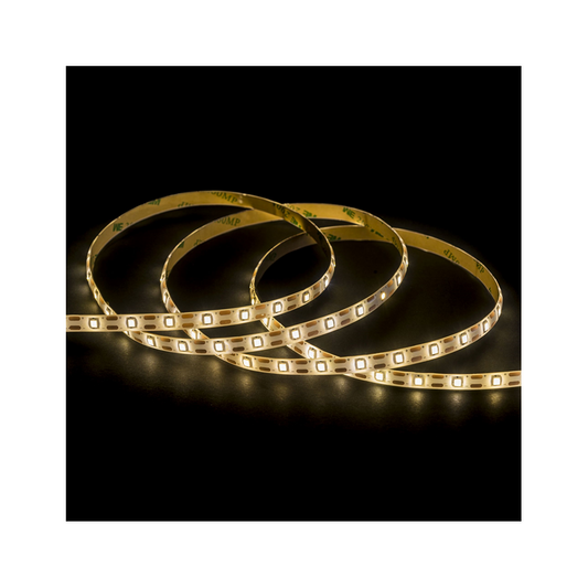 Solar LED strip light in warm white