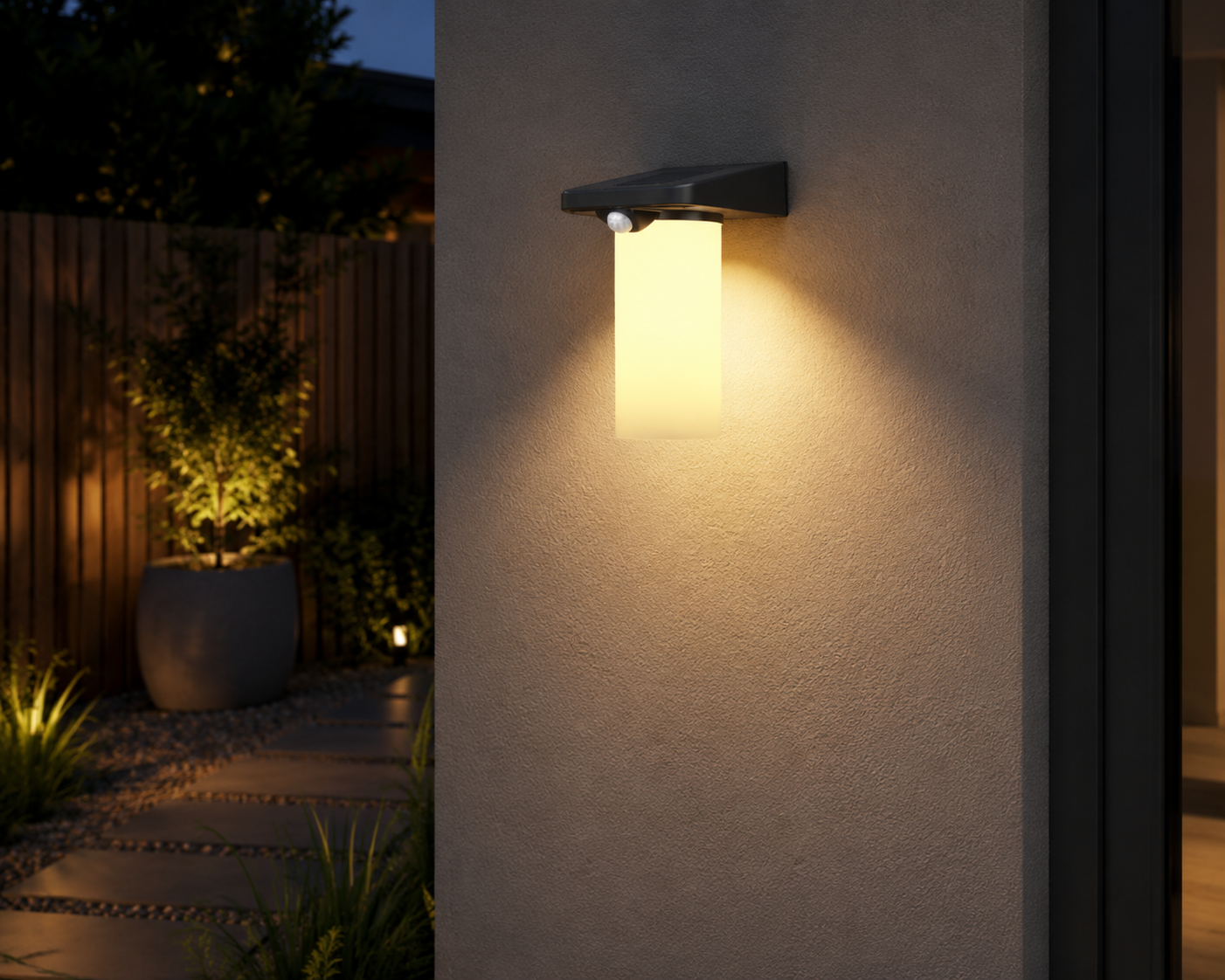 “SWISH” Wall Light w/ PIR (Warm White)