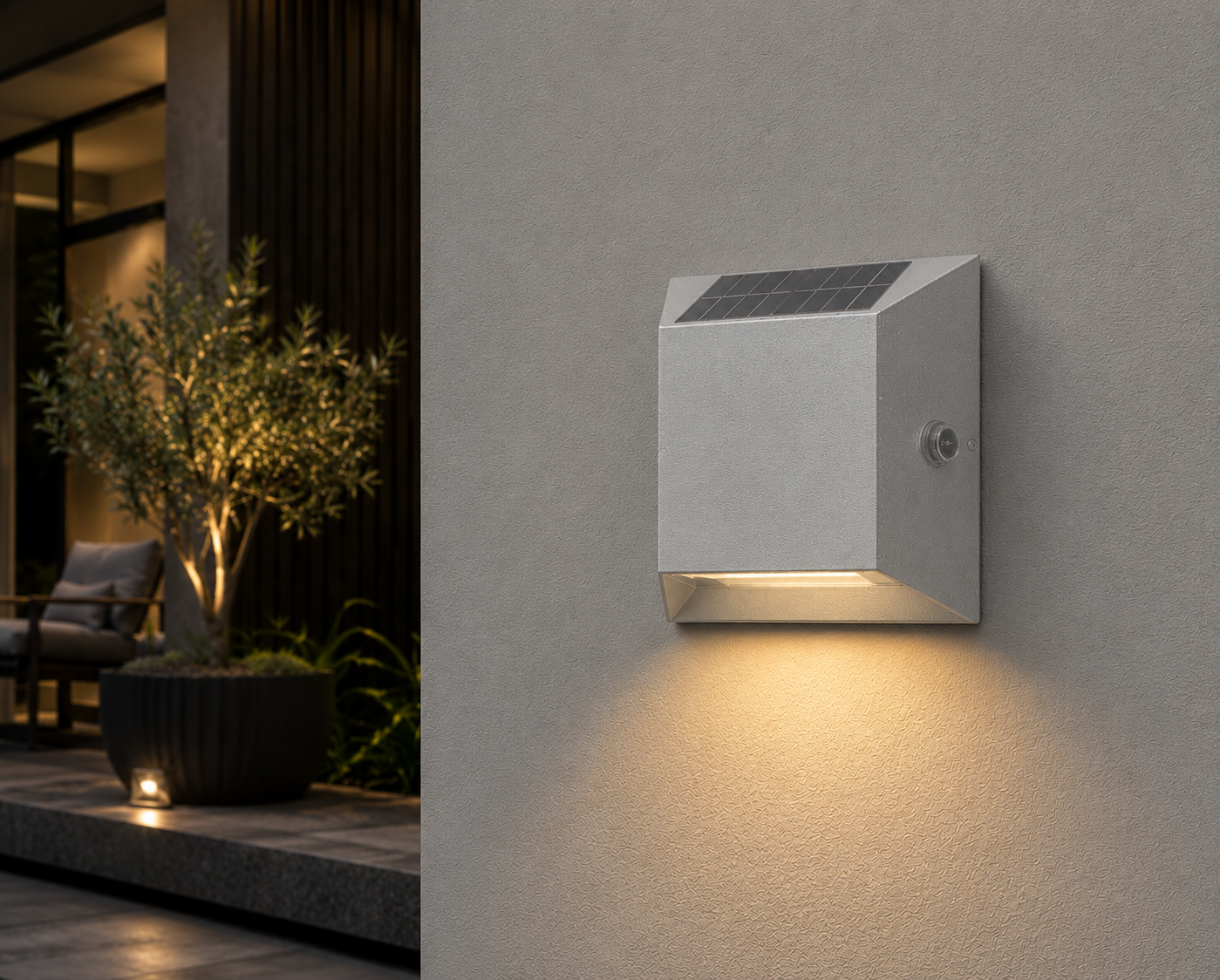 "Elegant" Wall Light - Silver