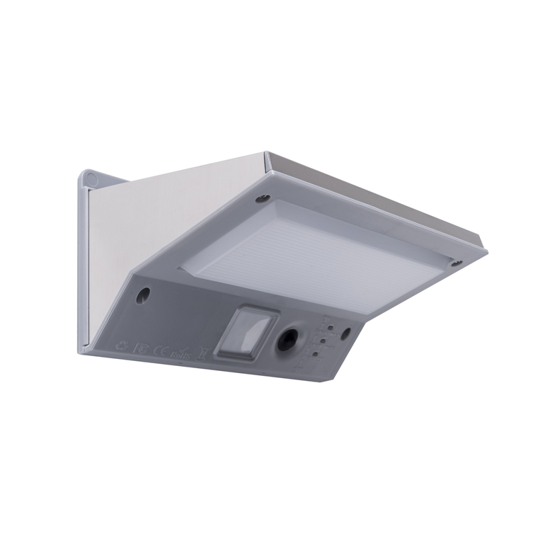 Flush Mounted Wall Light with Motion Sensor - Stainless Steel