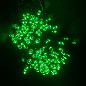 Solar christmas lights/string lights in green