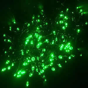 Solar christmas lights/string lights in green