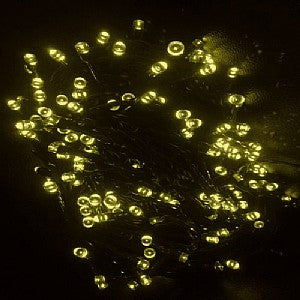 Solar christmas lights/string lights in warm white