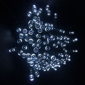 Solar christmas lights/string lights in white