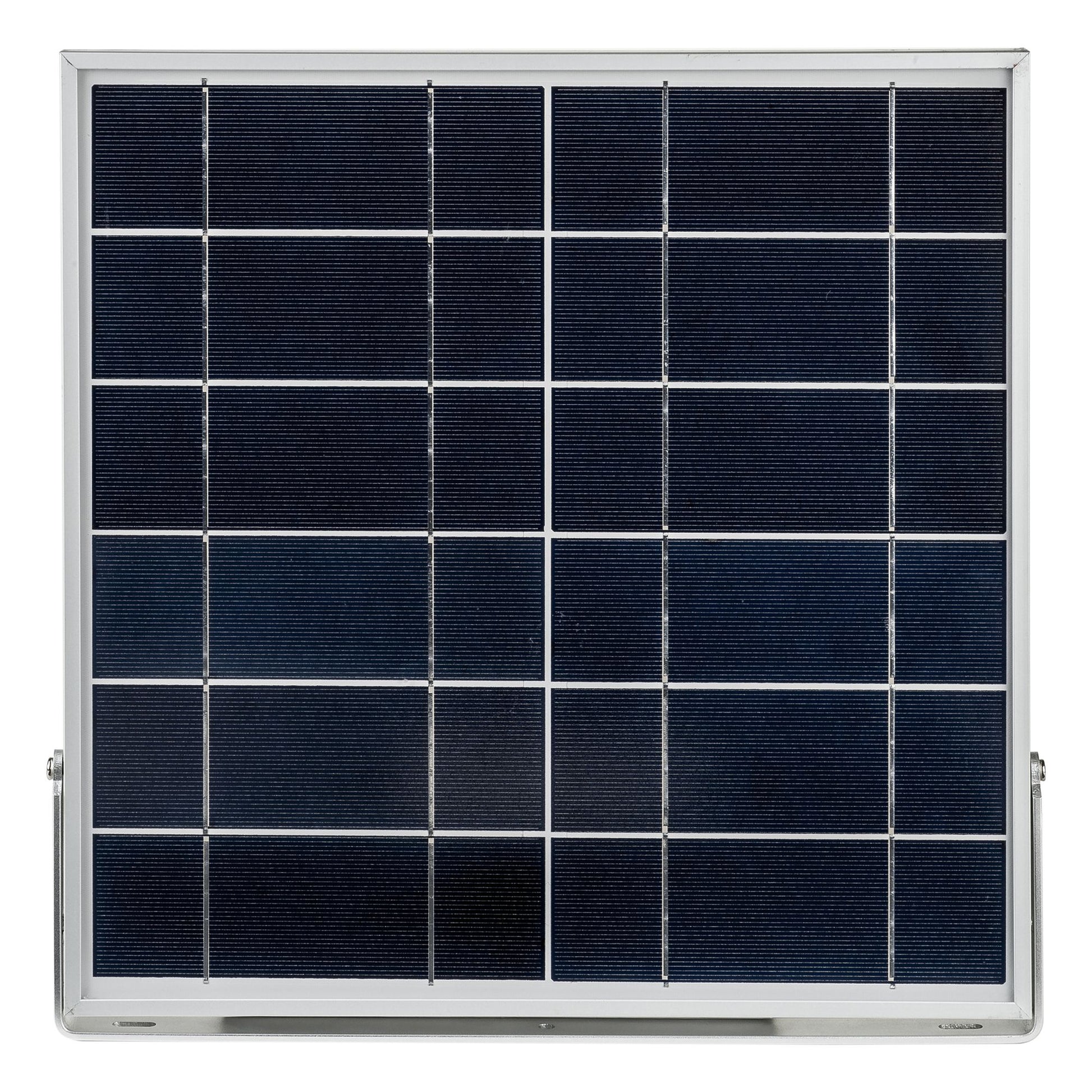 Solar panel for solar flood light with security camera