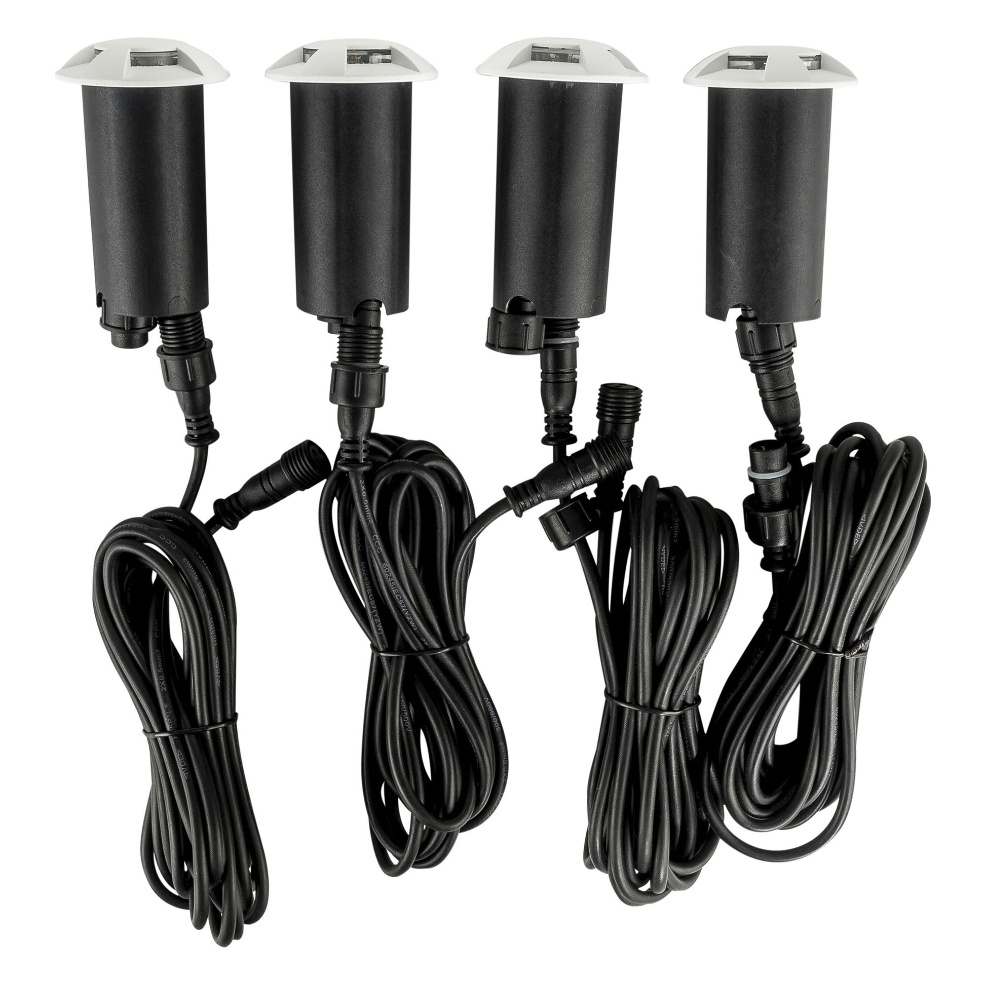 4 LED lights for a solar in ground light kit