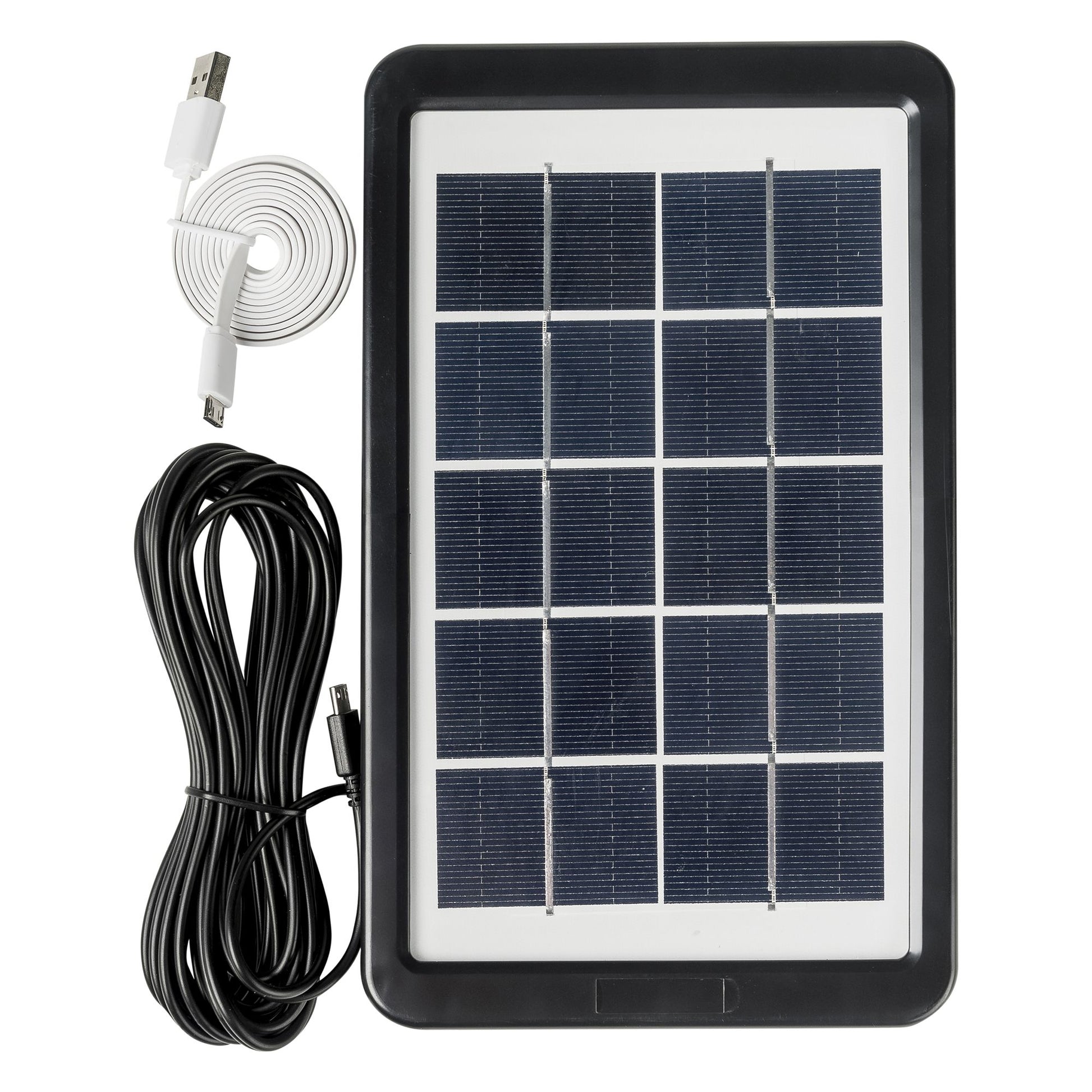 Solar panel and a USB charging cable for portable solar camping lantern with Bluetooth