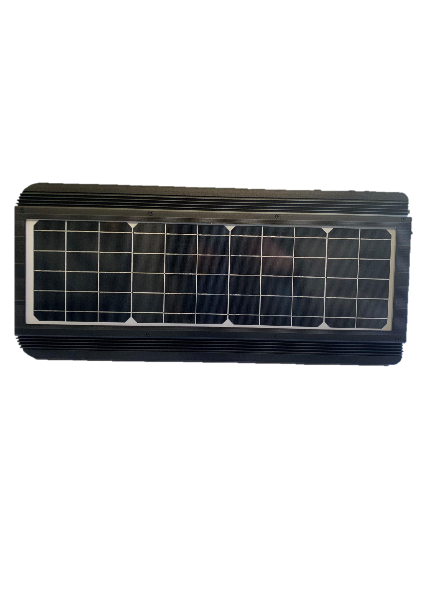 15w All-In-One solar street light with integrated PIR sensor, built in solar panel and constructed of aluminium alloy