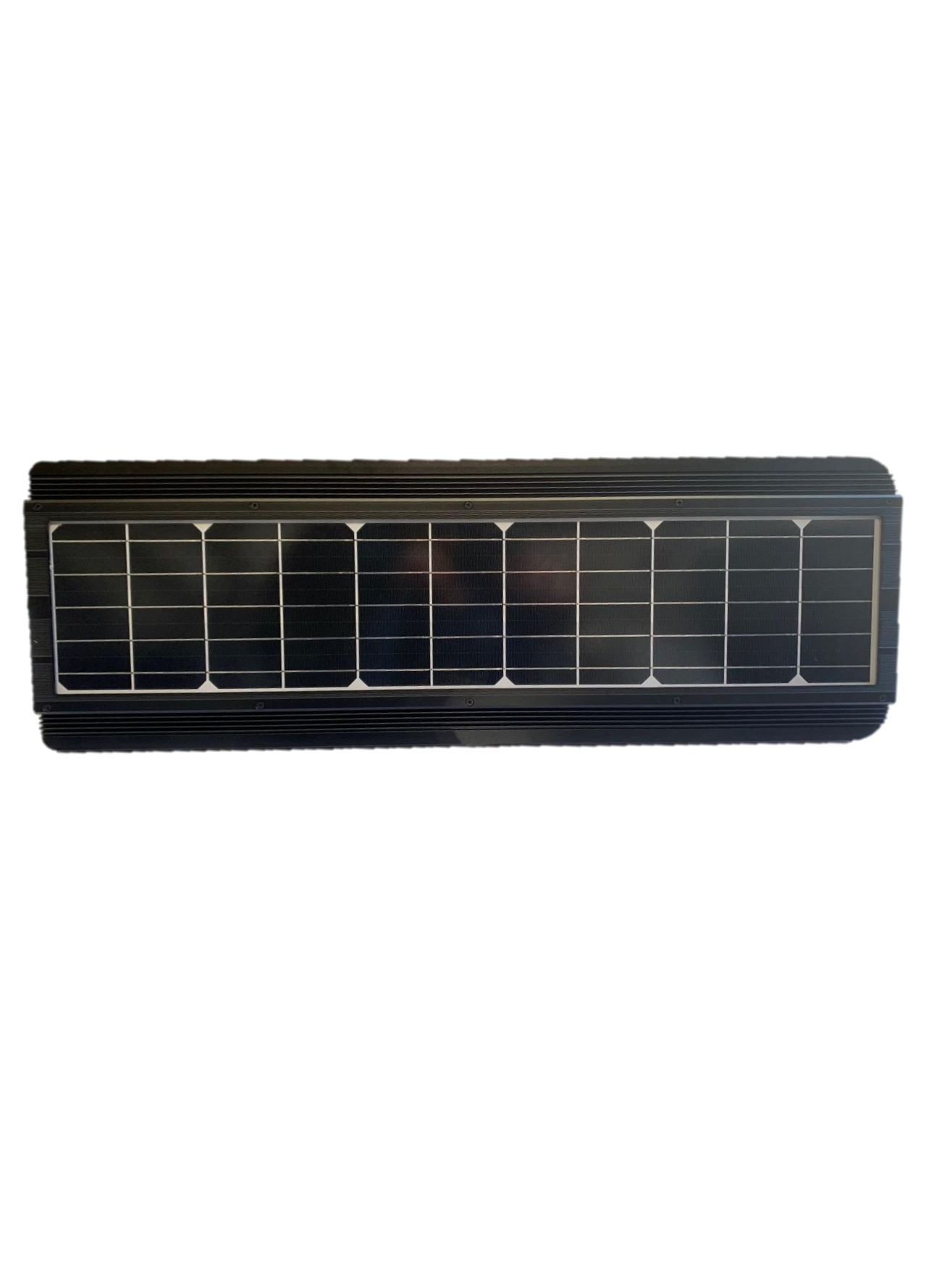 25w All-In-One solar street light with integrated PIR sensor, built in solar panel and constructed of aluminium alloy